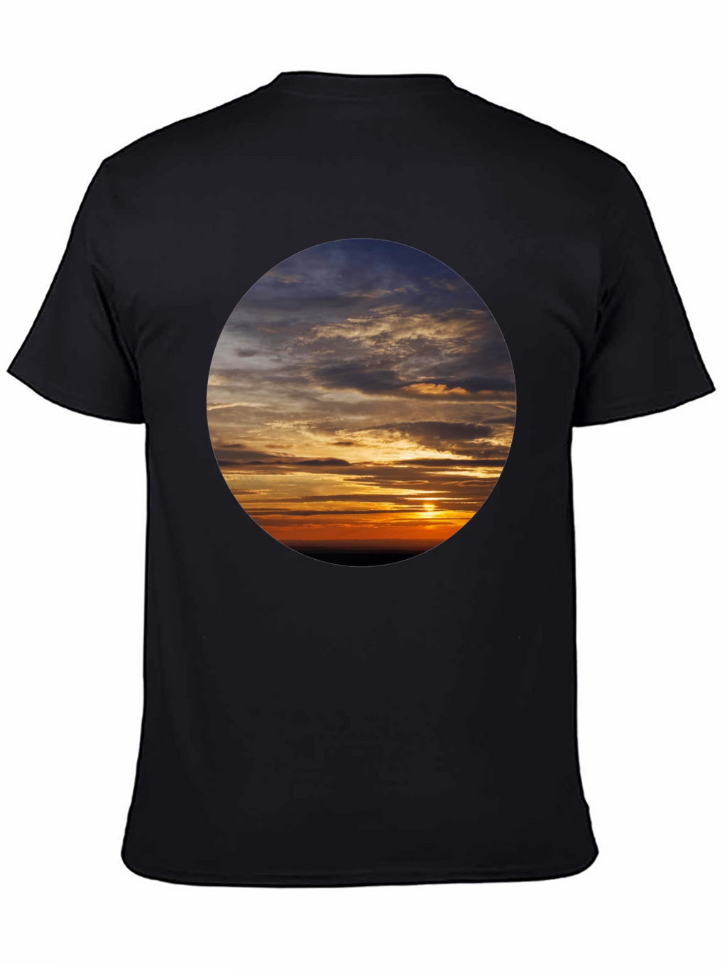 Sunset Sky Graphic Tee - Soft Cotton Casual Shirt