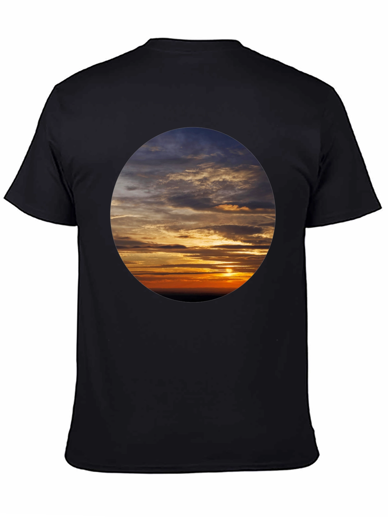 Sunset Sky Graphic Tee - Soft Cotton Casual Shirt