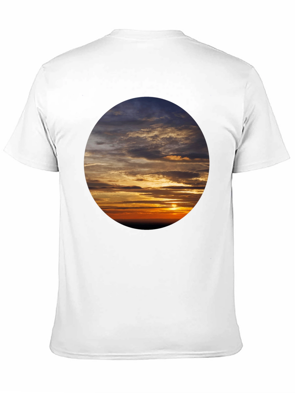 Sunset Sky Graphic Tee - Soft Cotton Casual Shirt