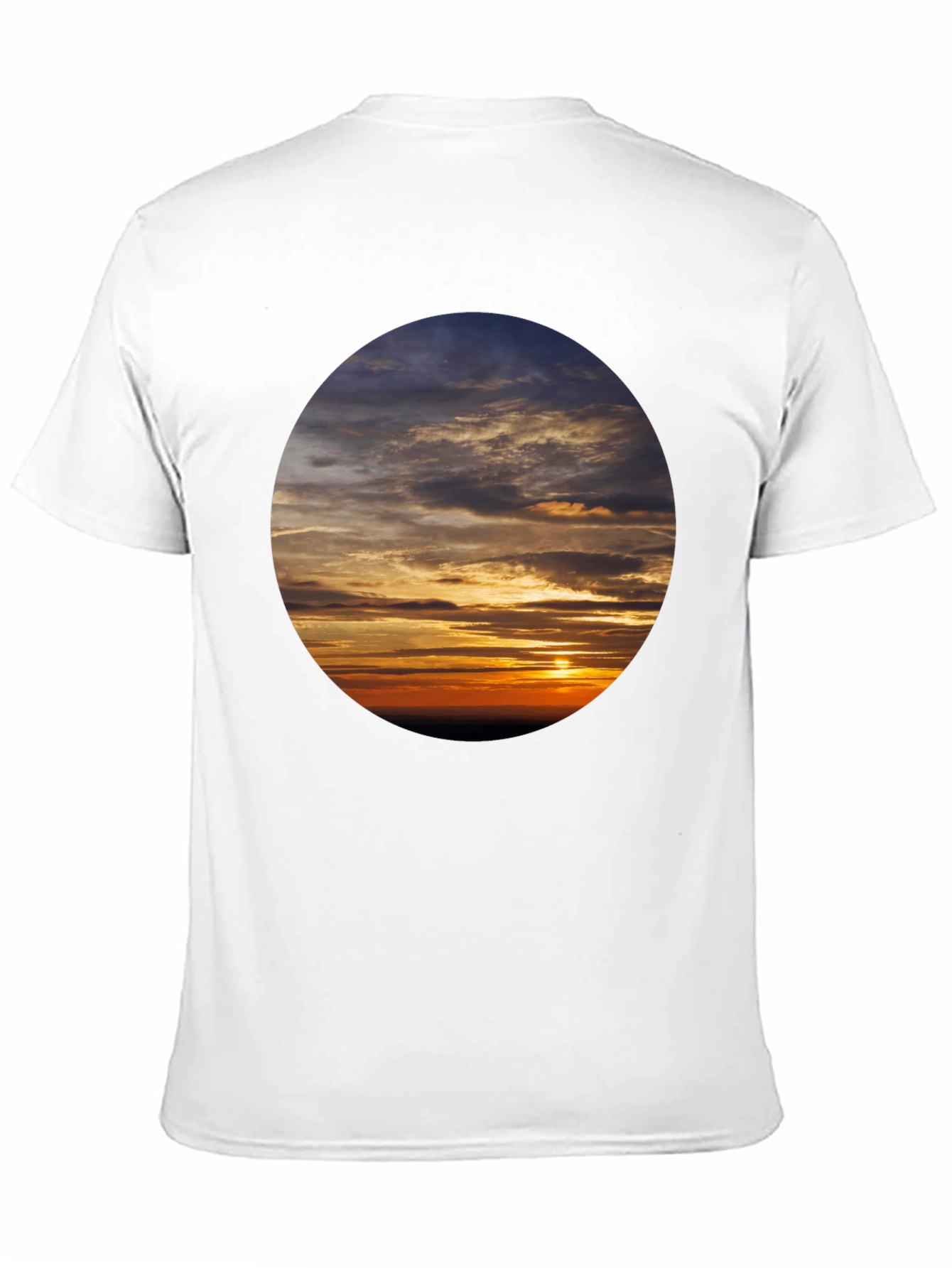 Sunset Sky Graphic Tee - Soft Cotton Casual Shirt