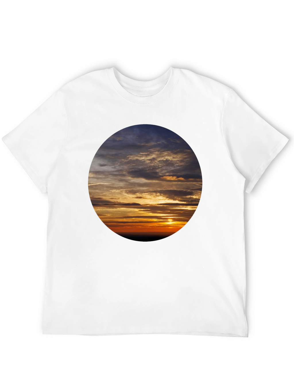 Sunset Sky Graphic Tee - Soft Cotton Casual Shirt