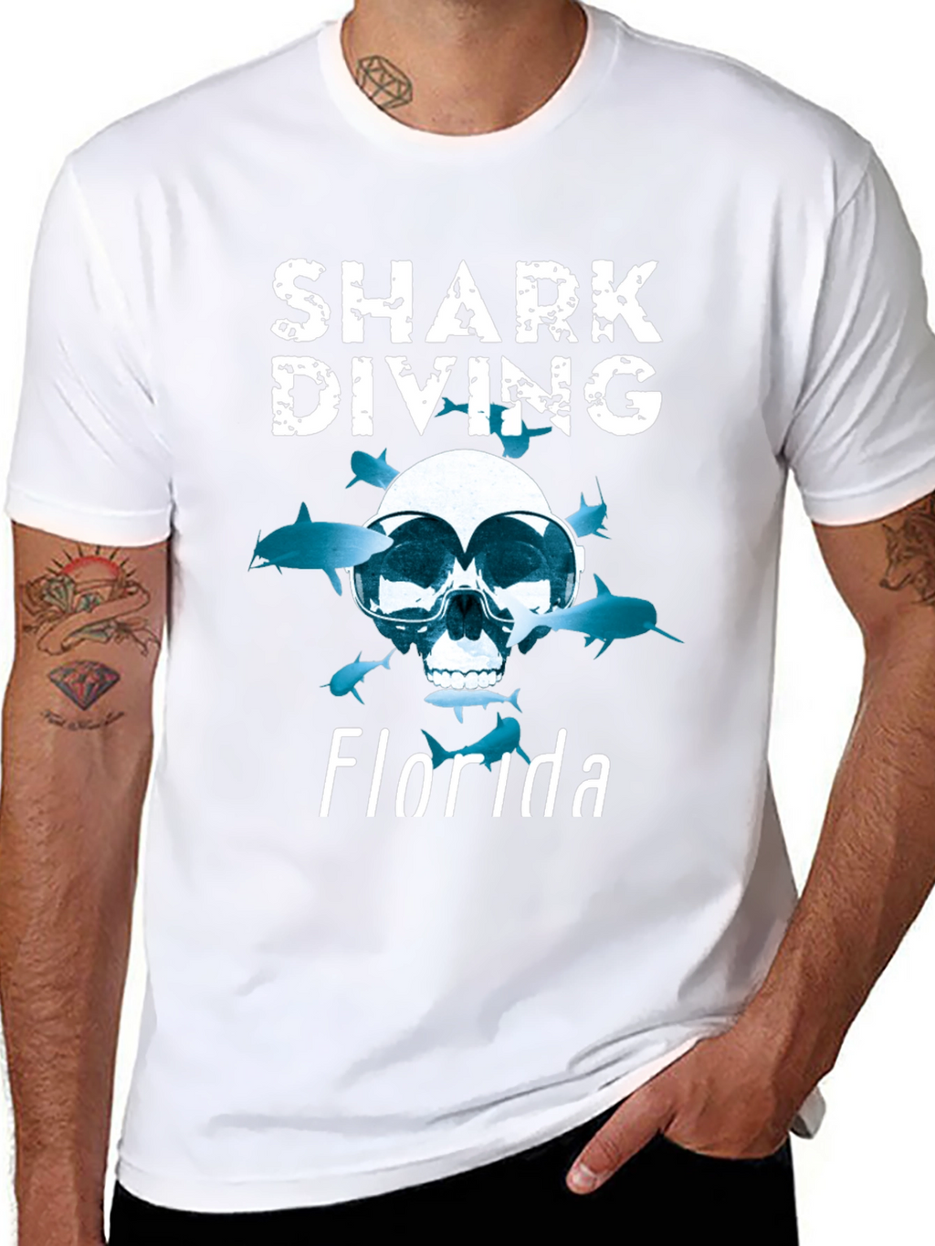 Shark Diving Florida T-Shirt