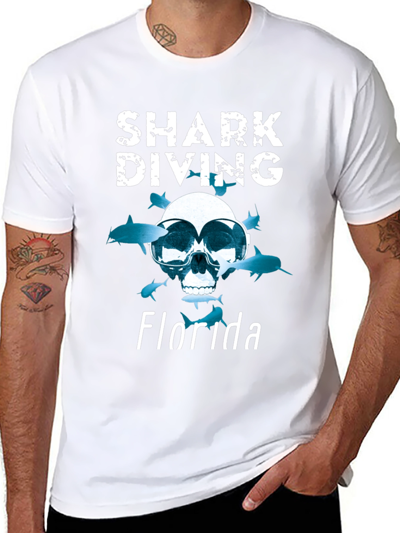 Shark Diving Florida T-Shirt