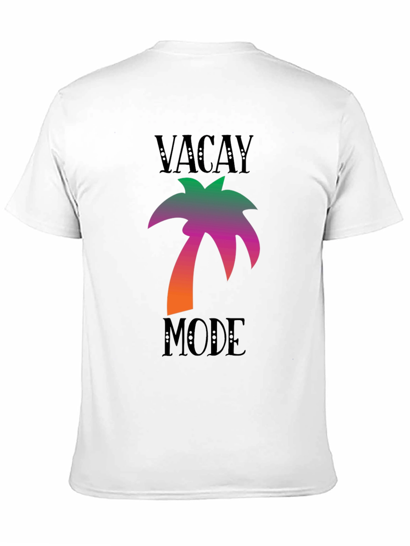 Vacay Mode Black Palm Tree Graphic Tee