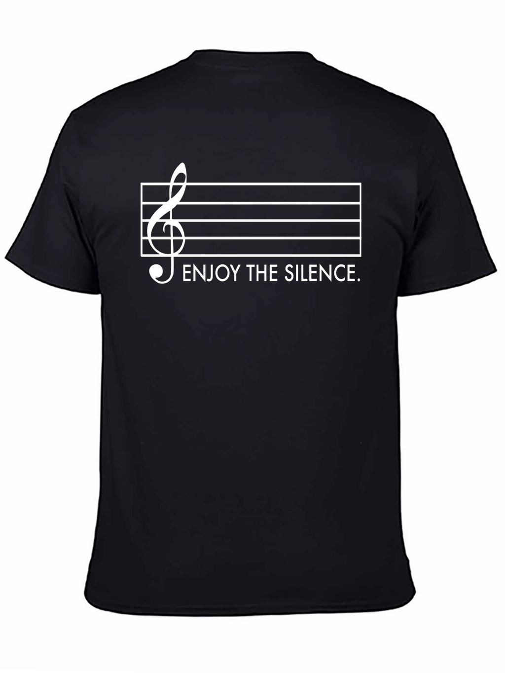Enjoy the Silence Music Note T-Shirt