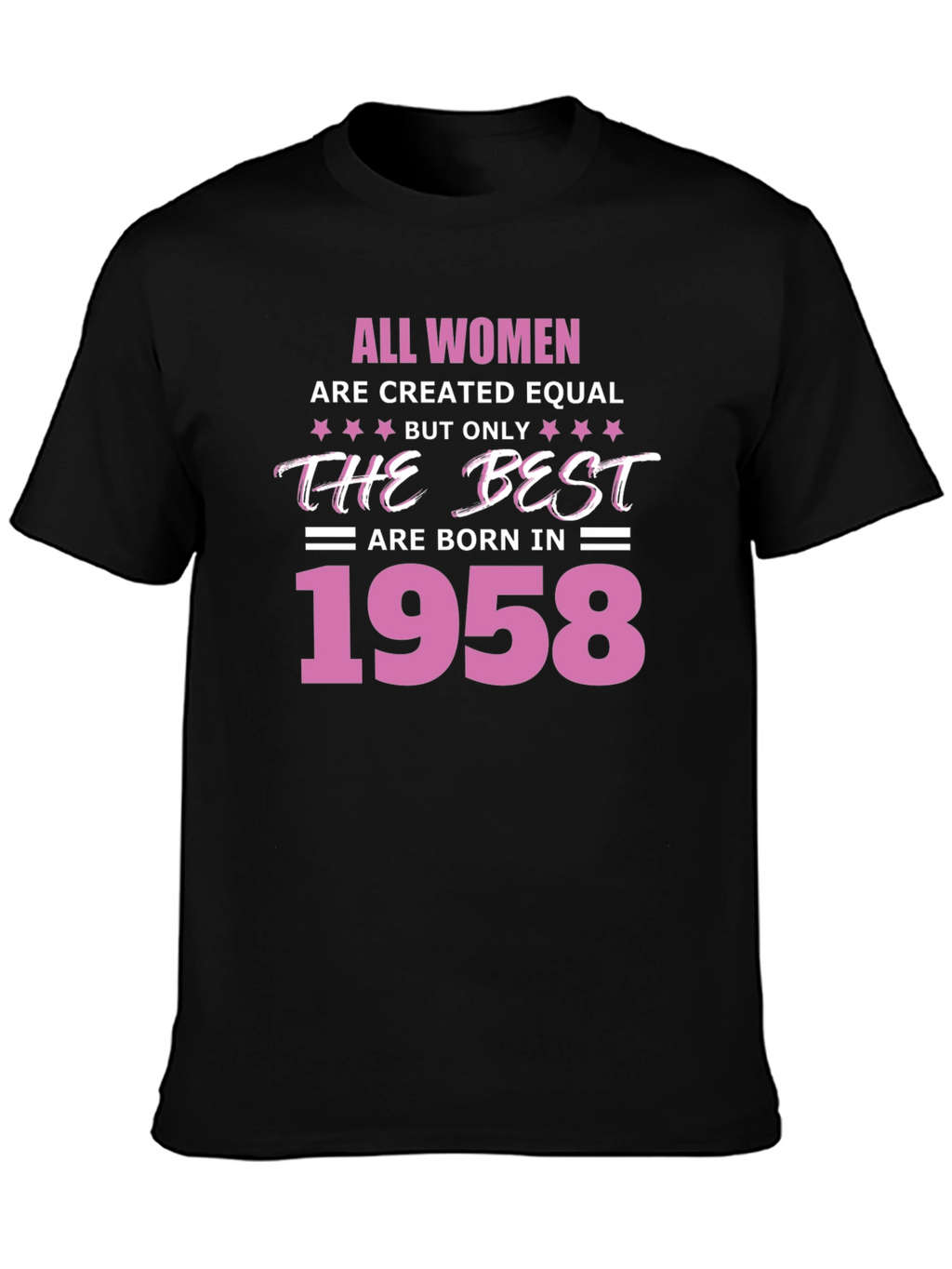 Best Women Born in 1958 T-Shirt