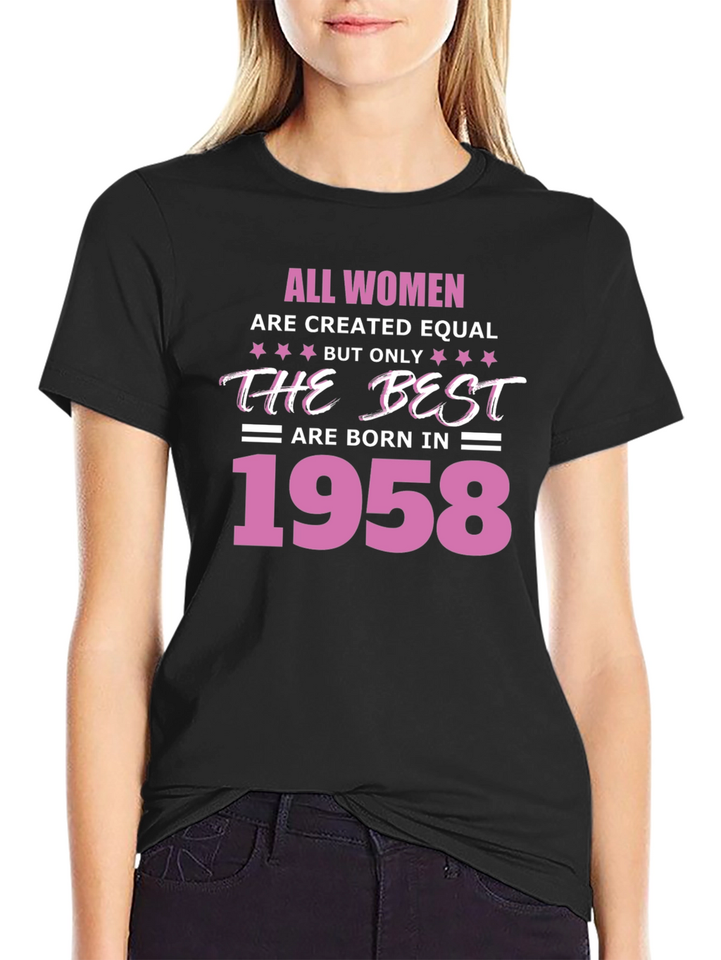 Best Women Born in 1958 T-Shirt