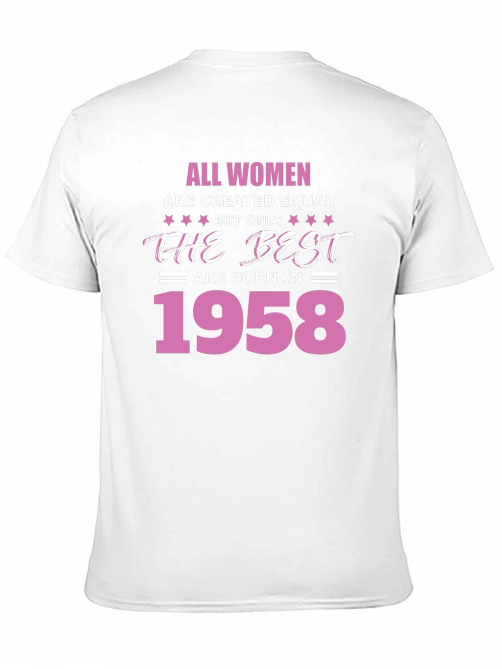 Best Women Born in 1958 T-Shirt