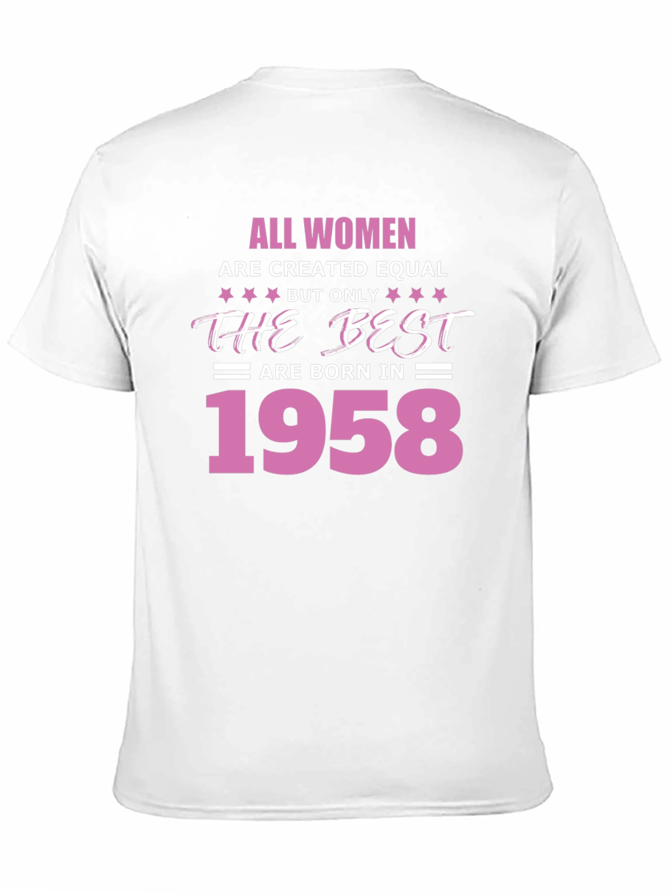 Best Women Born in 1958 T-Shirt
