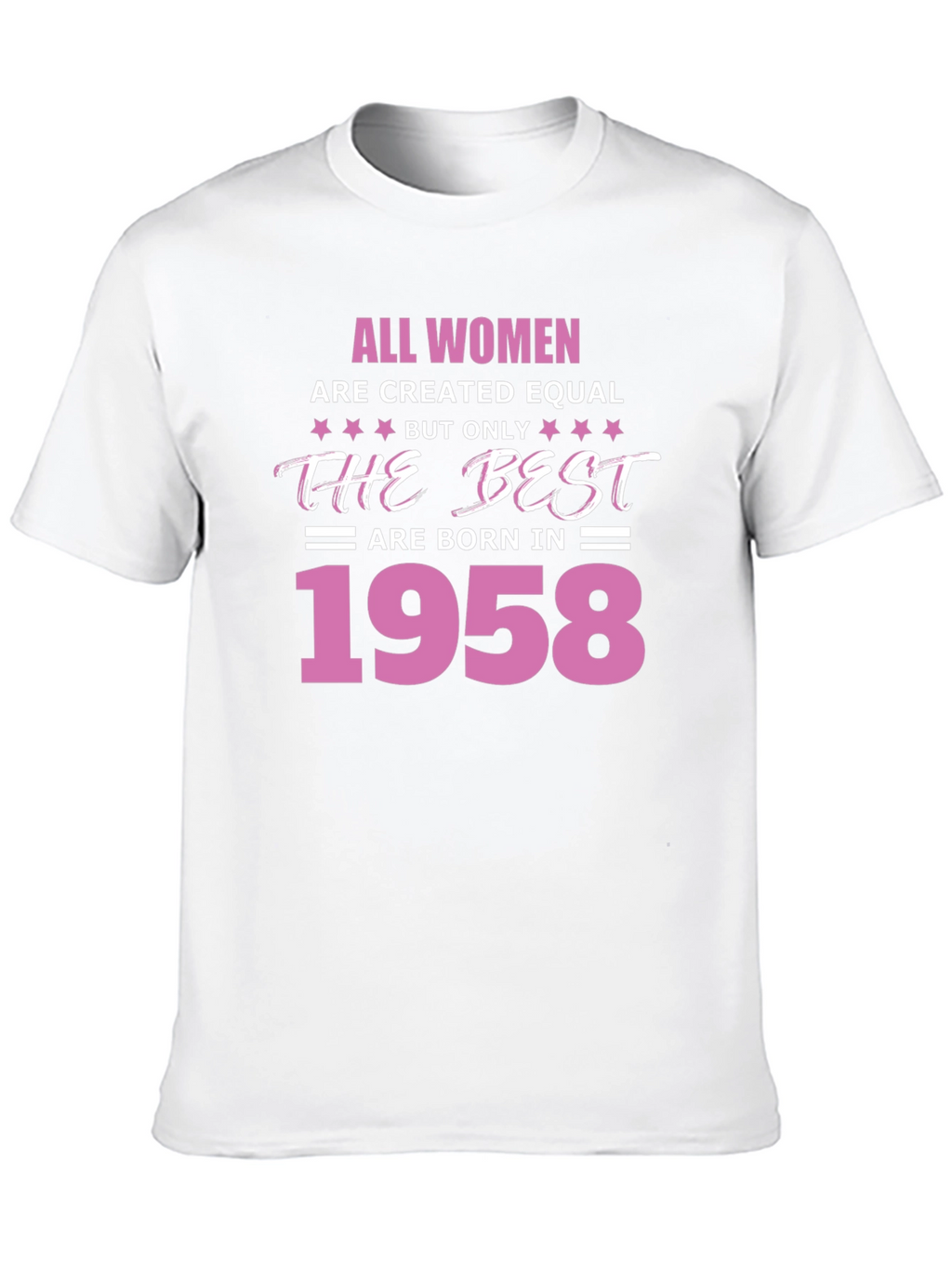 Best Women Born in 1958 T-Shirt