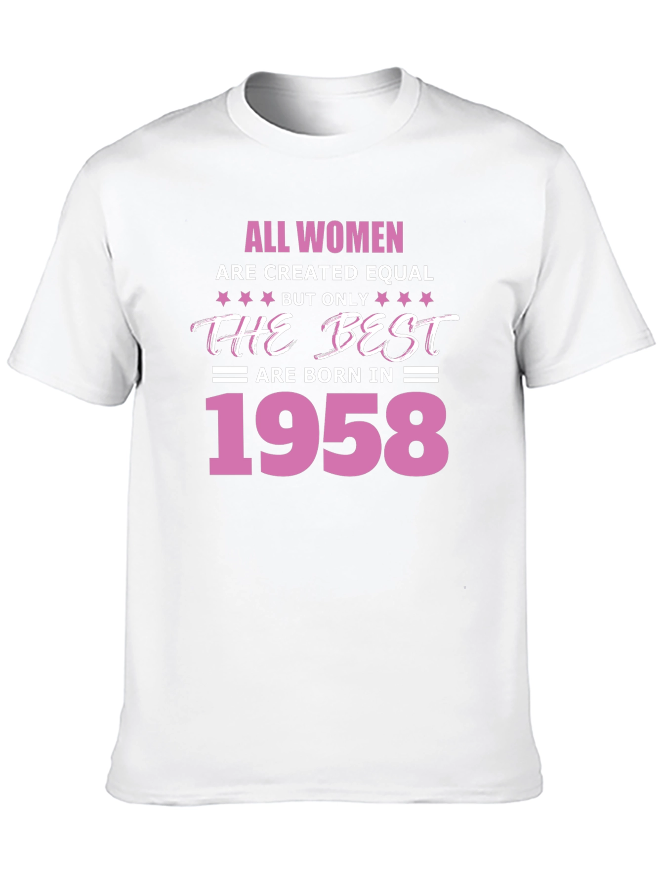 Best Women Born in 1958 T-Shirt
