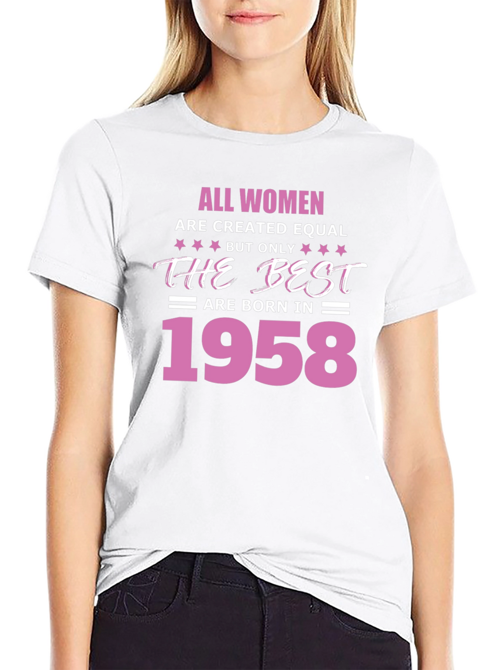 Best Women Born in 1958 T-Shirt