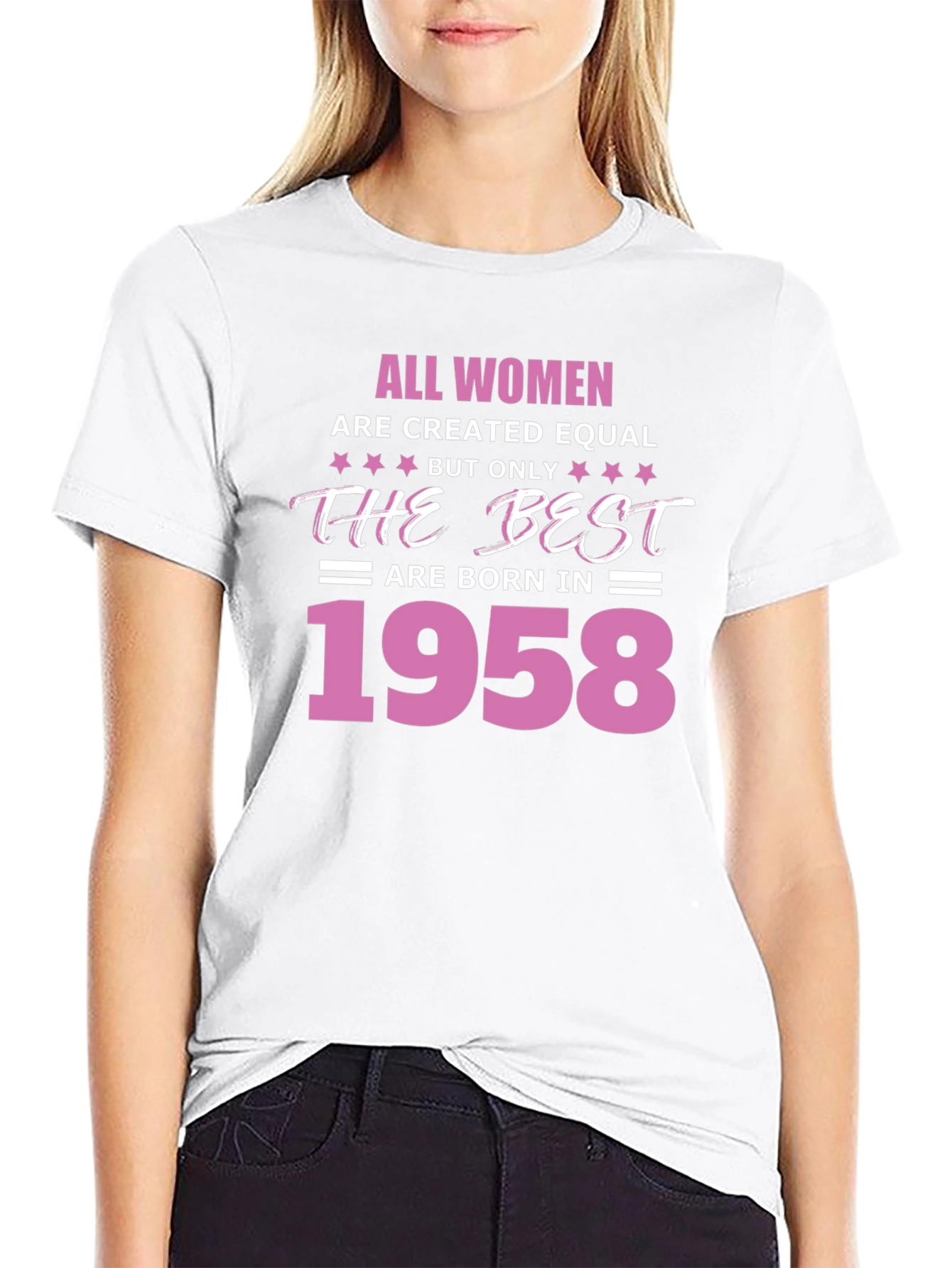 Best Women Born in 1958 T-Shirt