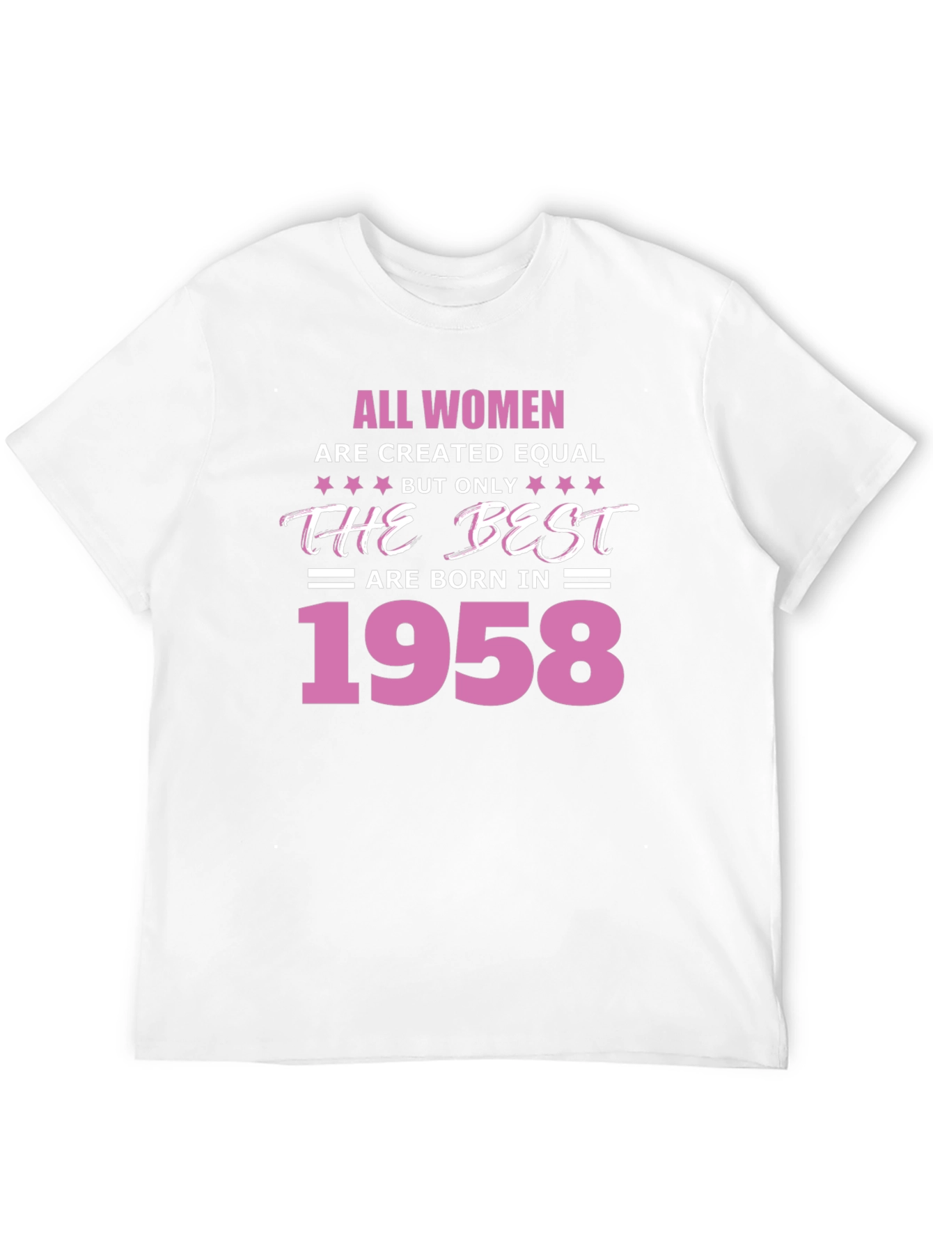 Best Women Born in 1958 T-Shirt