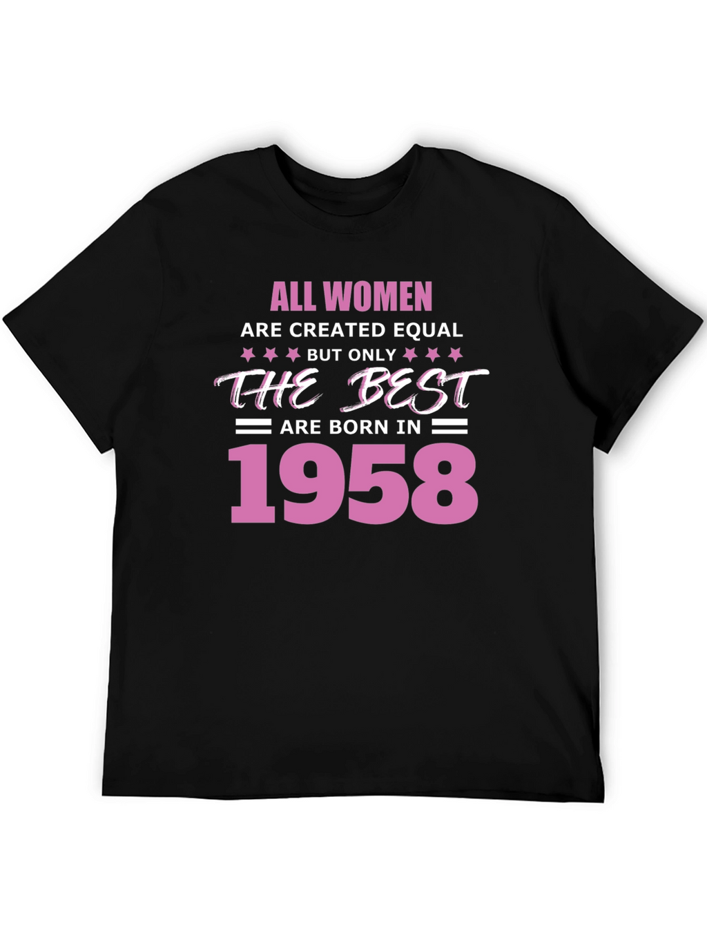 Best Women Born in 1958 T-Shirt