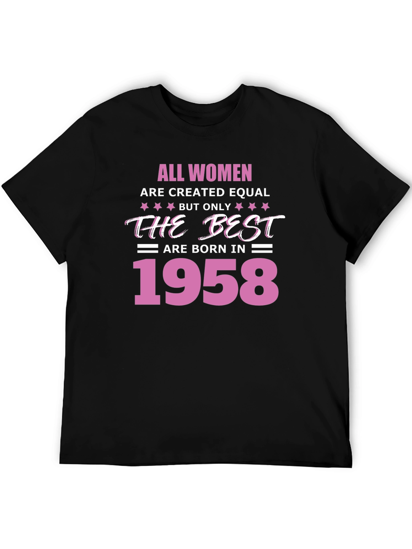 Best Women Born in 1958 T-Shirt