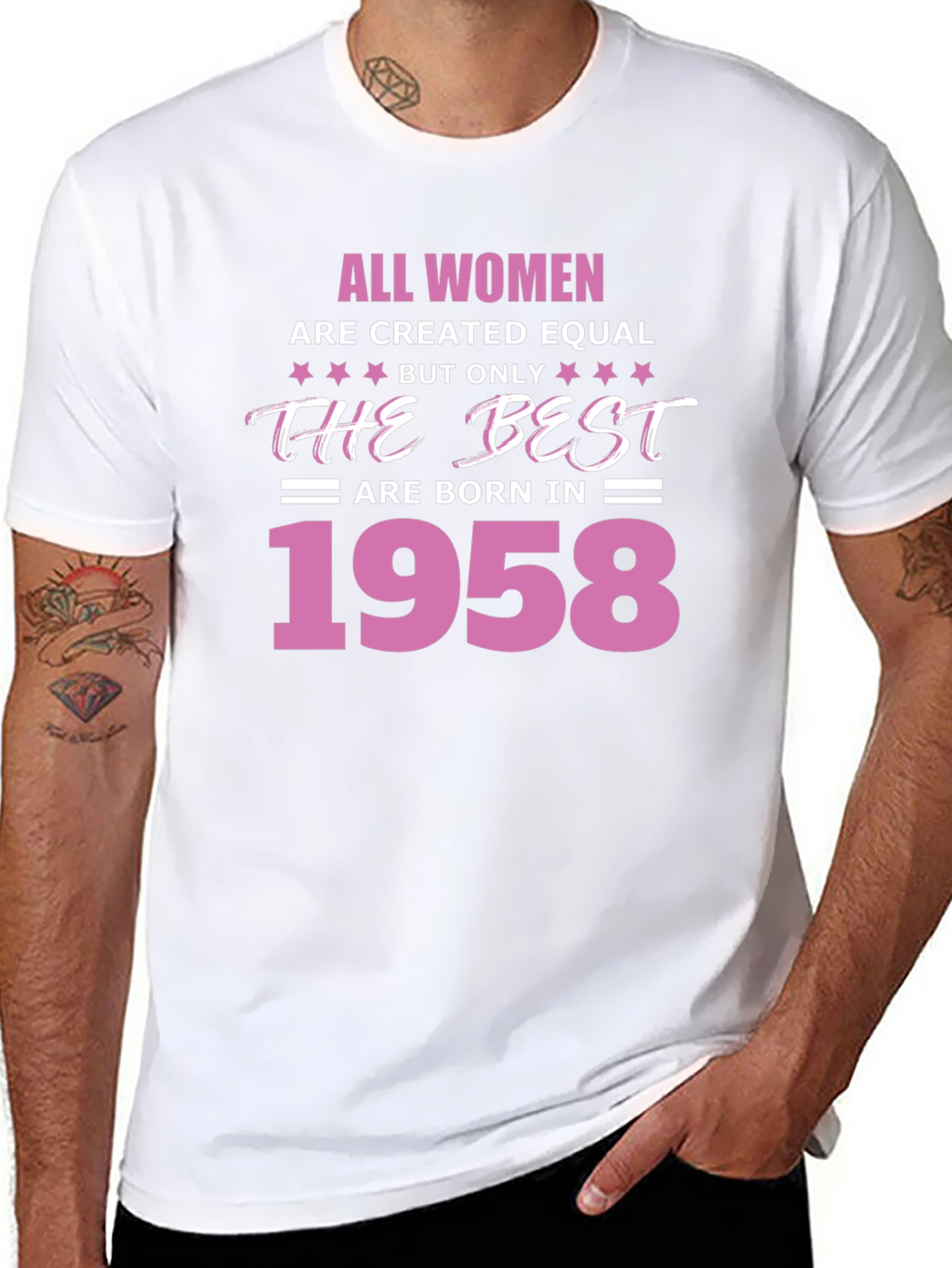 Best Women Born in 1958 T-Shirt