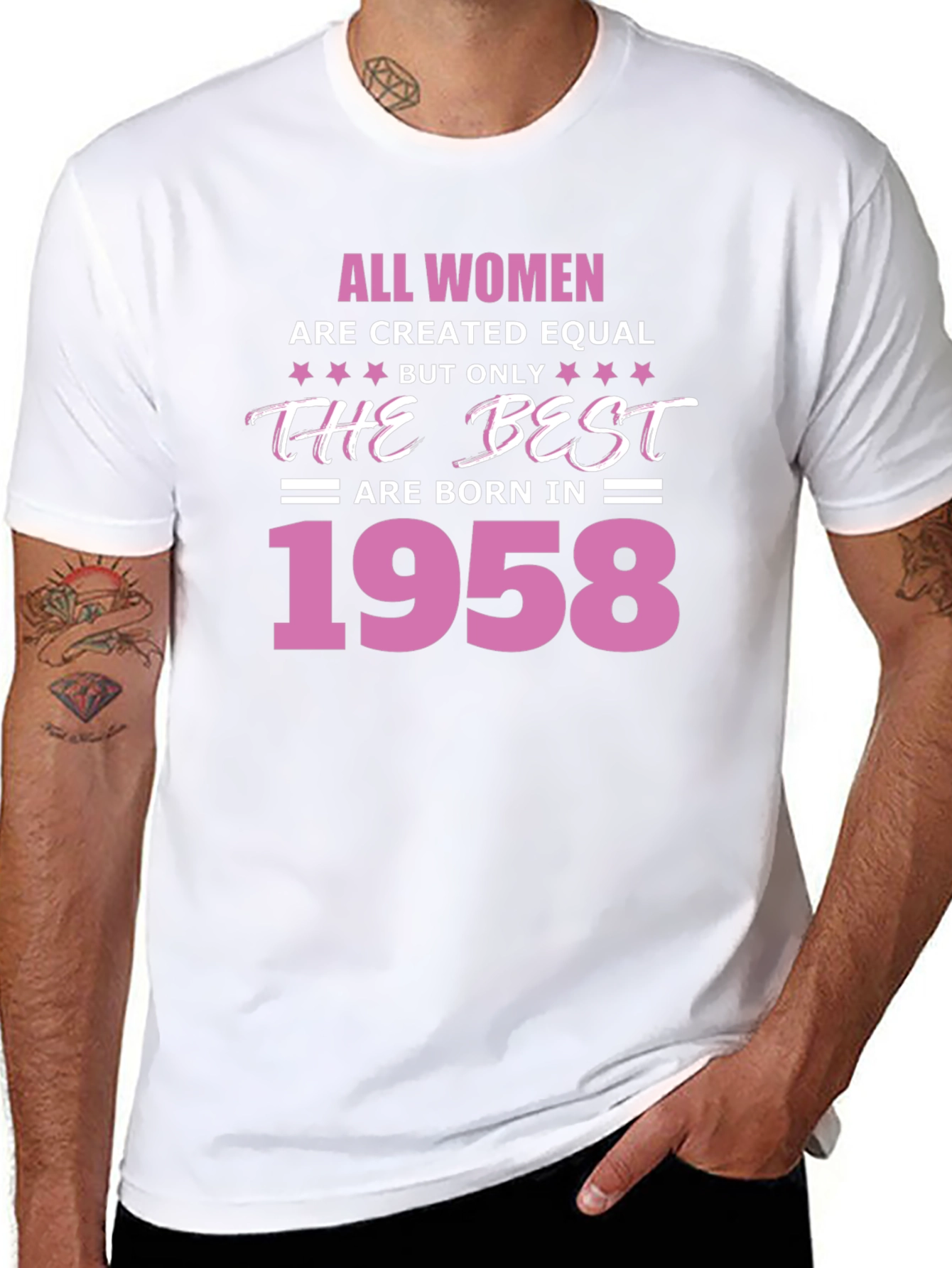 Best Women Born in 1958 T-Shirt