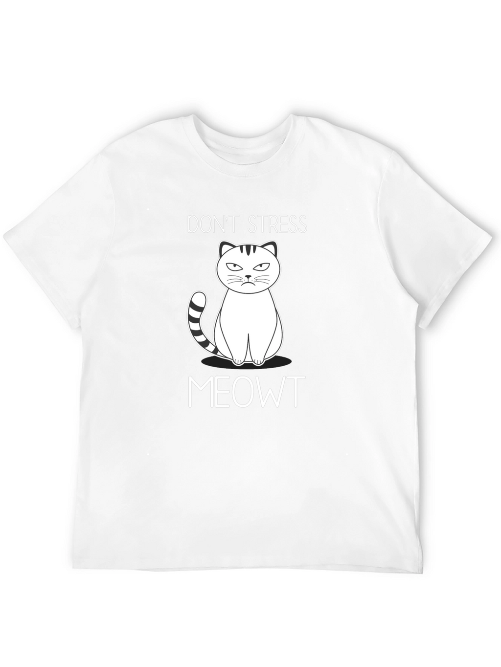 Dont Stress Meowt T-Shirt - Funny Cat Tee