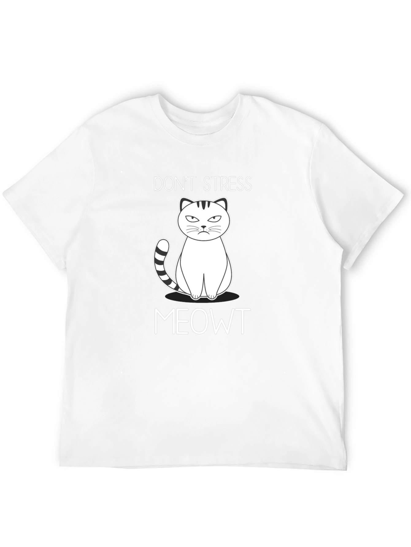 Dont Stress Meowt T-Shirt - Funny Cat Tee