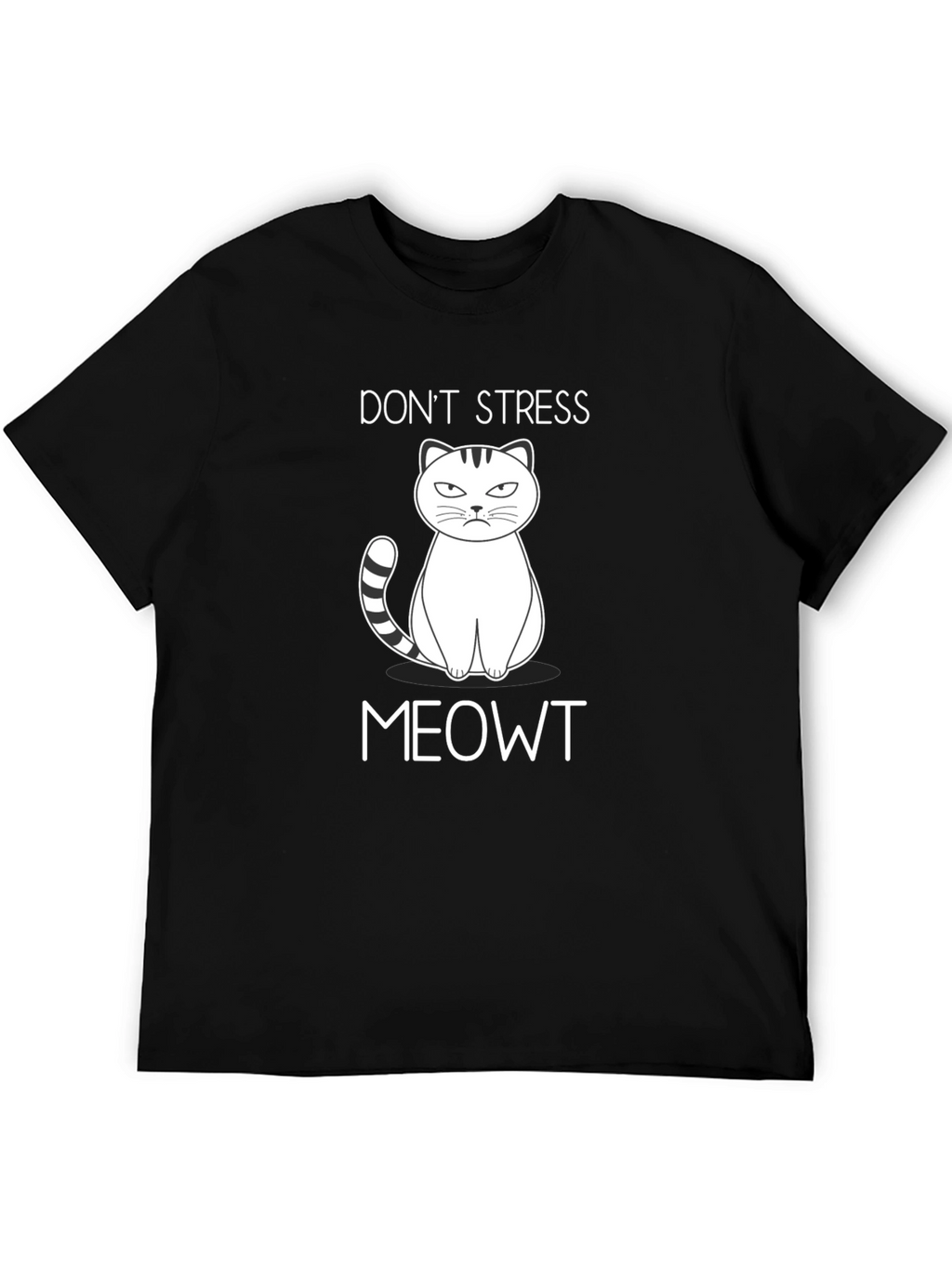 Dont Stress Meowt T-Shirt - Funny Cat Tee