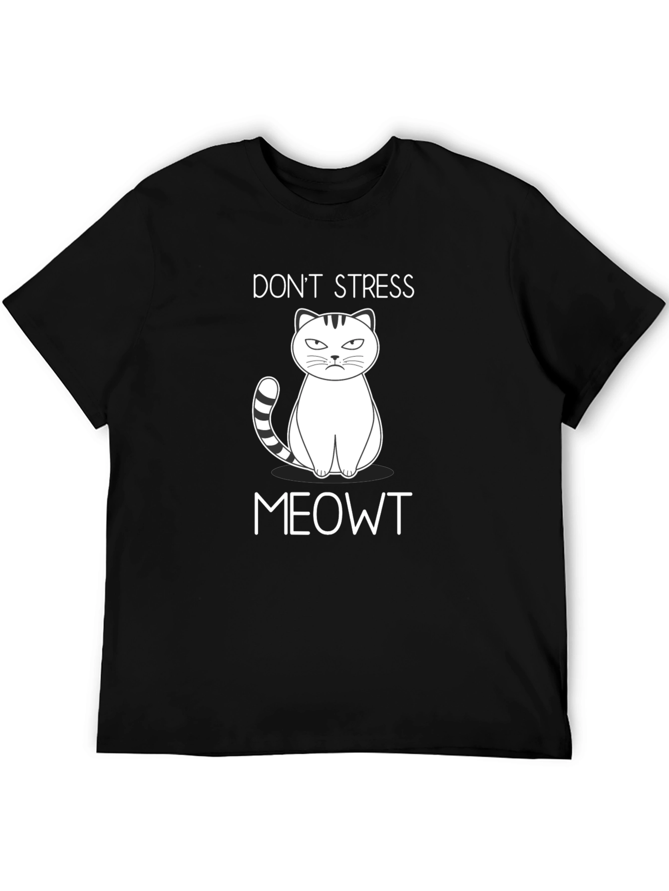 Dont Stress Meowt T-Shirt - Funny Cat Tee