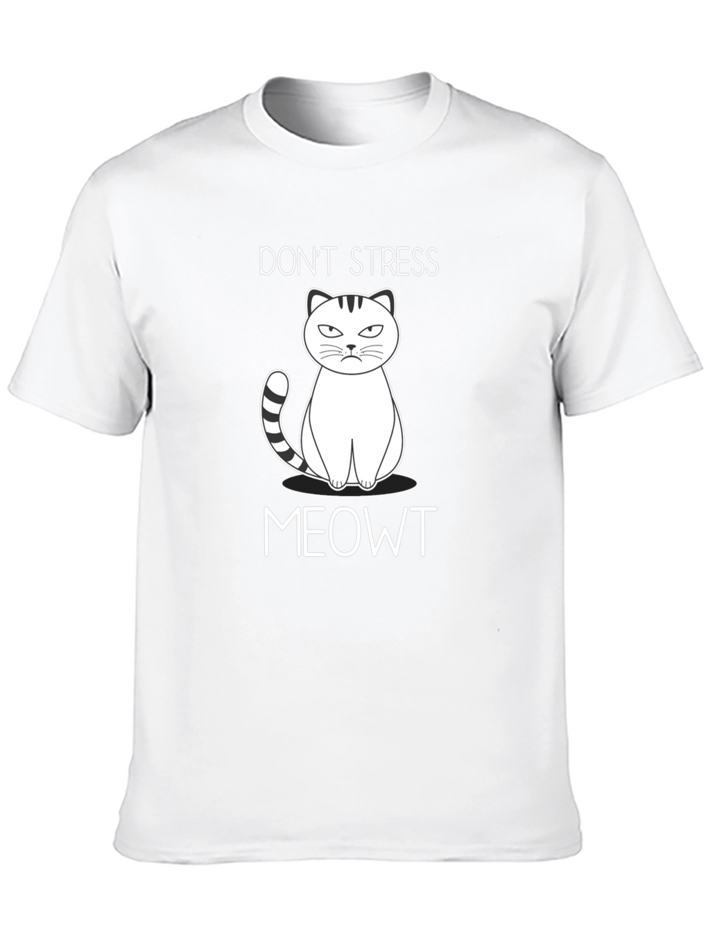 Dont Stress Meowt T-Shirt - Funny Cat Tee