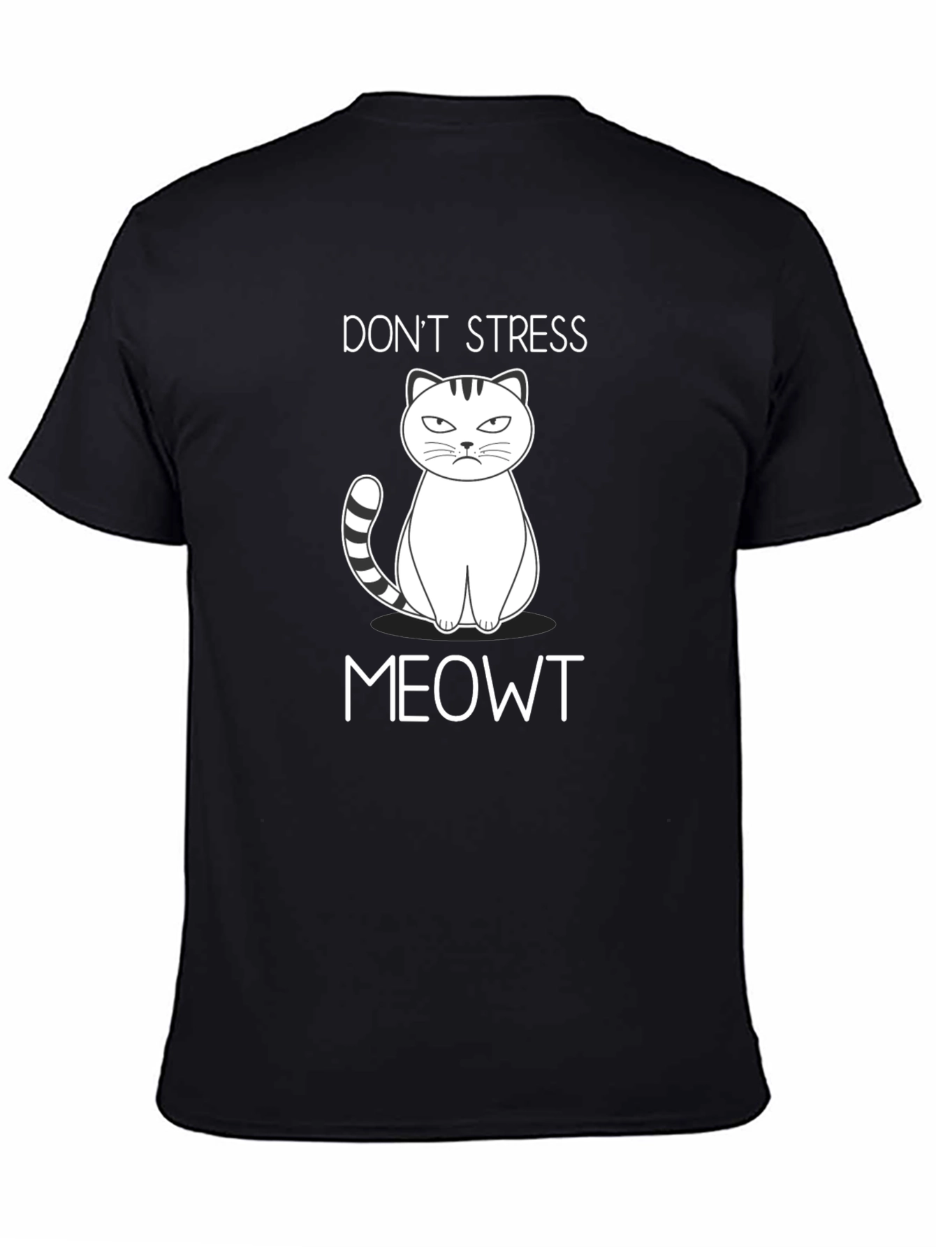 Dont Stress Meowt T-Shirt - Funny Cat Tee