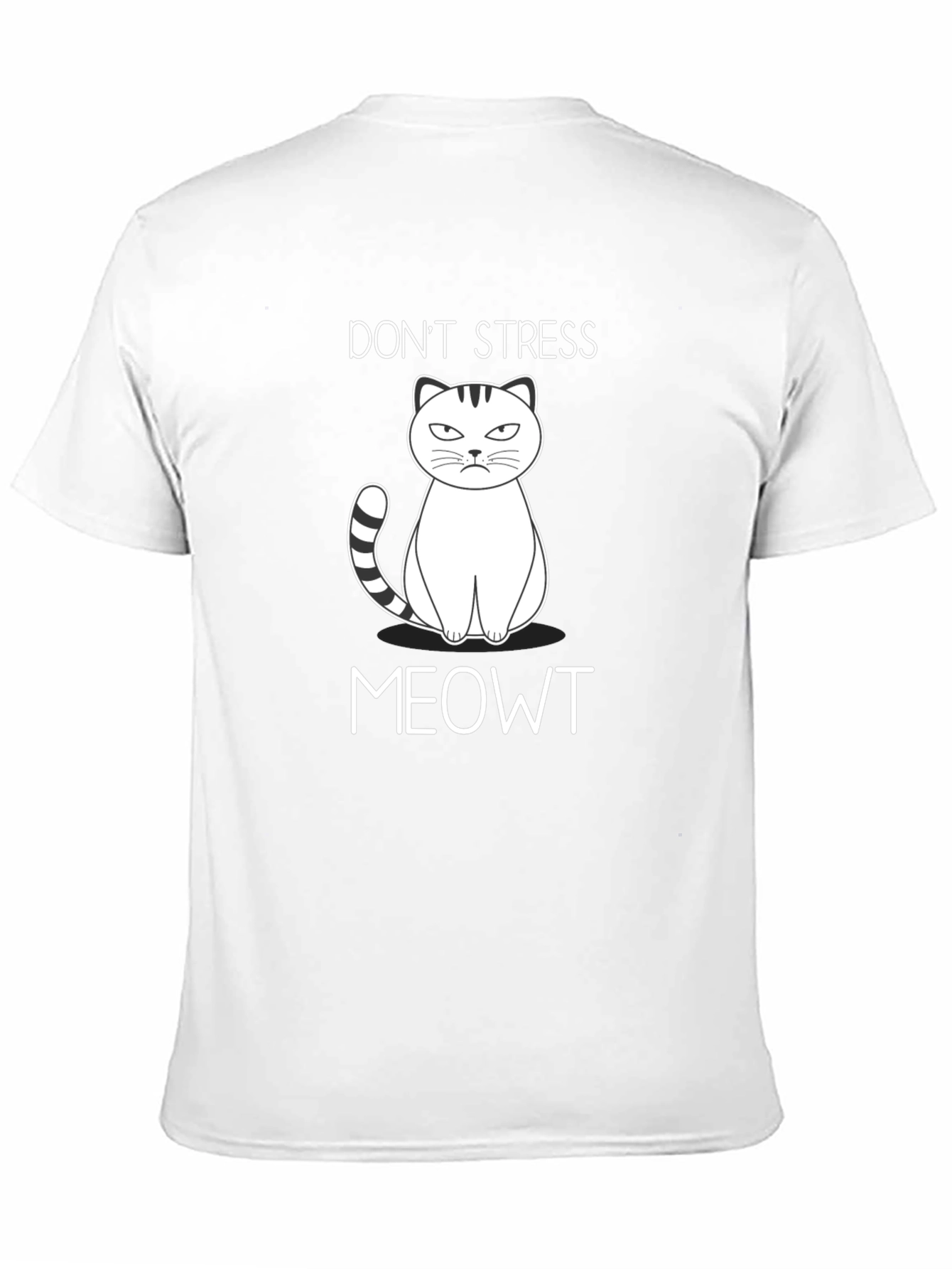 Dont Stress Meowt T-Shirt - Funny Cat Tee