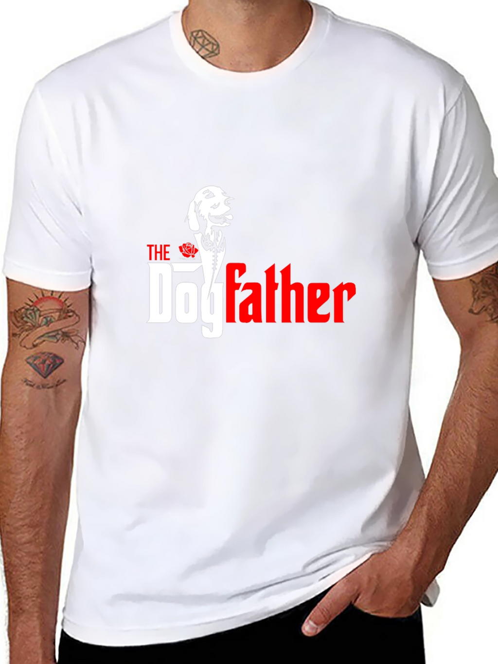 The Dogfather T-Shirt: Funny Canine Mafia Tee
