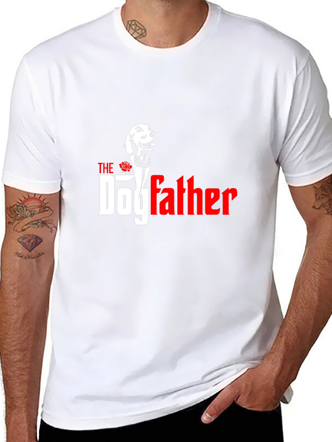 The Dogfather T-Shirt: Funny Canine Mafia Tee