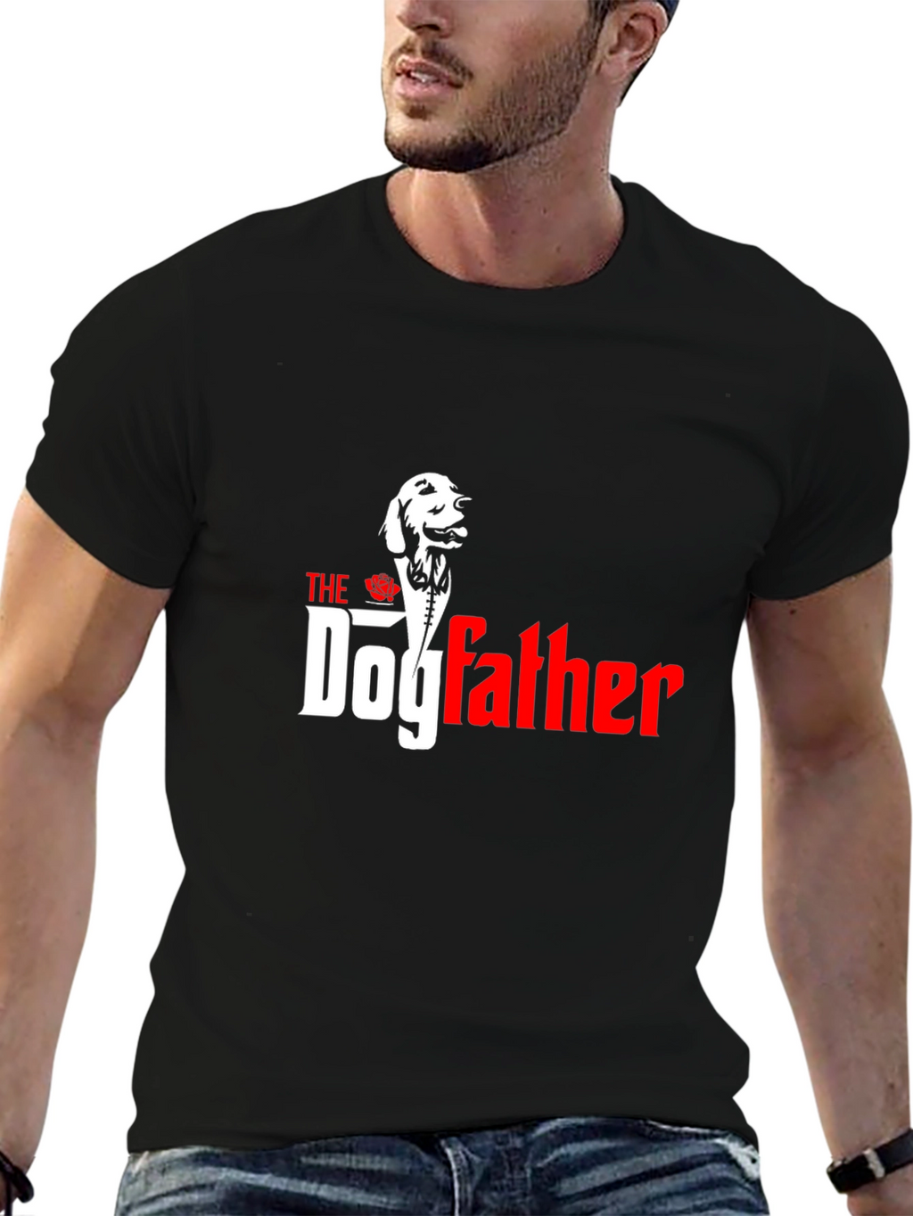 The Dogfather T-Shirt: Funny Canine Mafia Tee