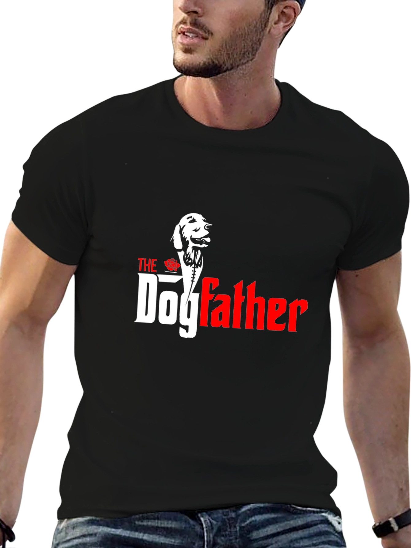 The Dogfather T-Shirt: Funny Canine Mafia Tee