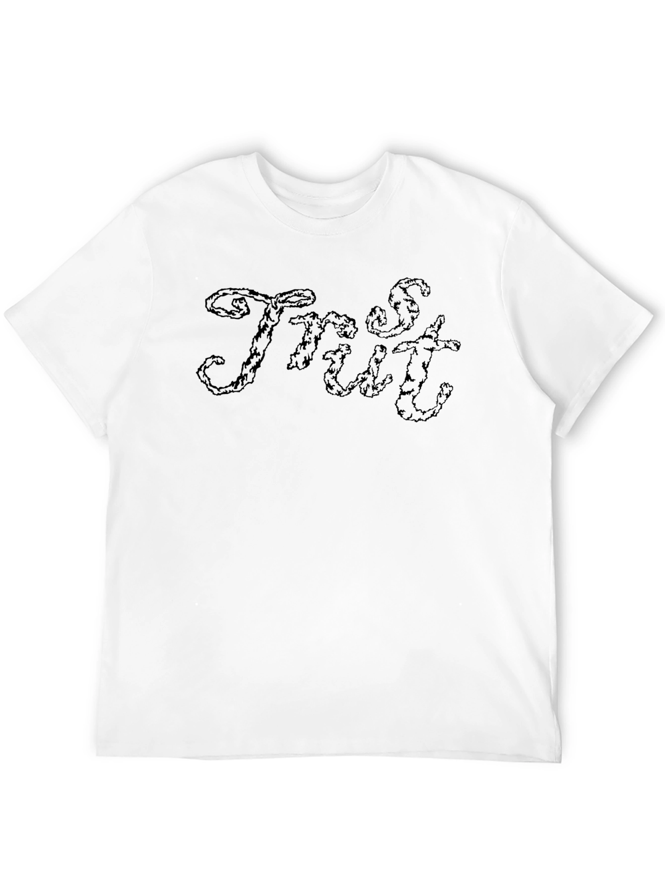 Mens Black Graphic Tee - Trust Design