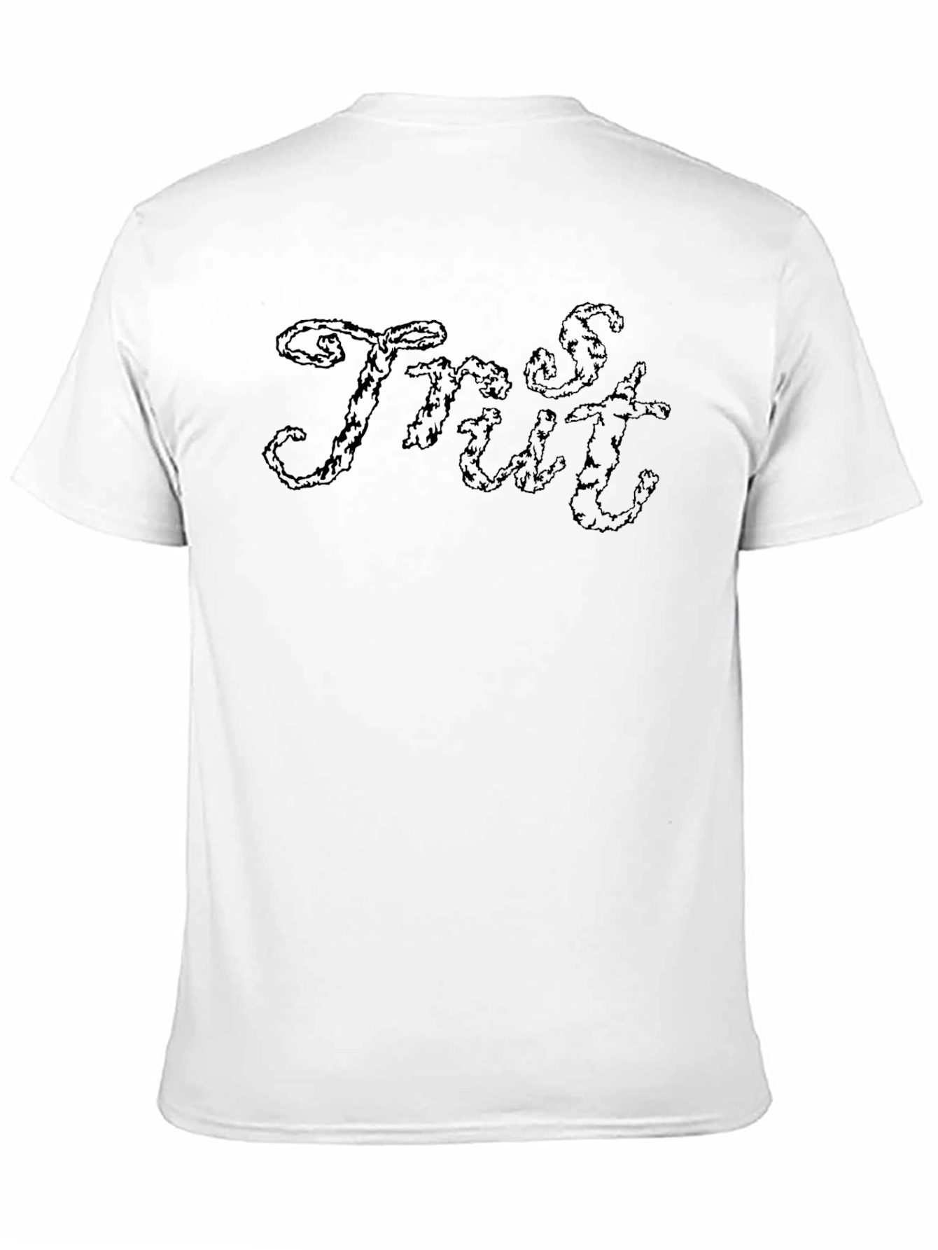 Mens Black Graphic Tee - Trust Design