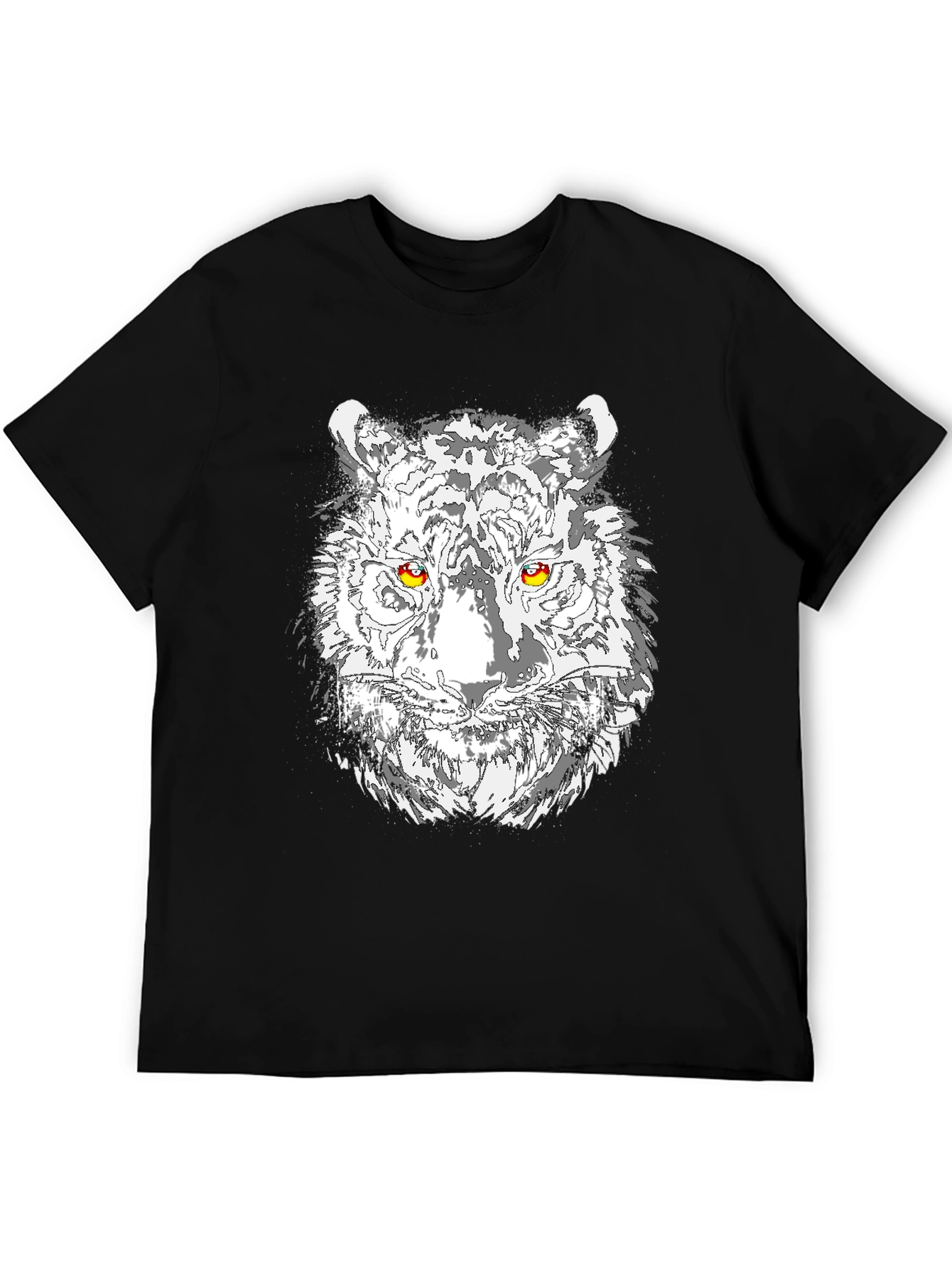 Tiger Graphic T-Shirt - Black