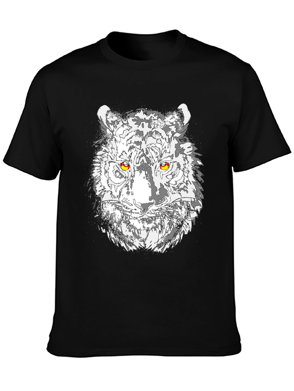 Tiger Graphic T-Shirt - Black