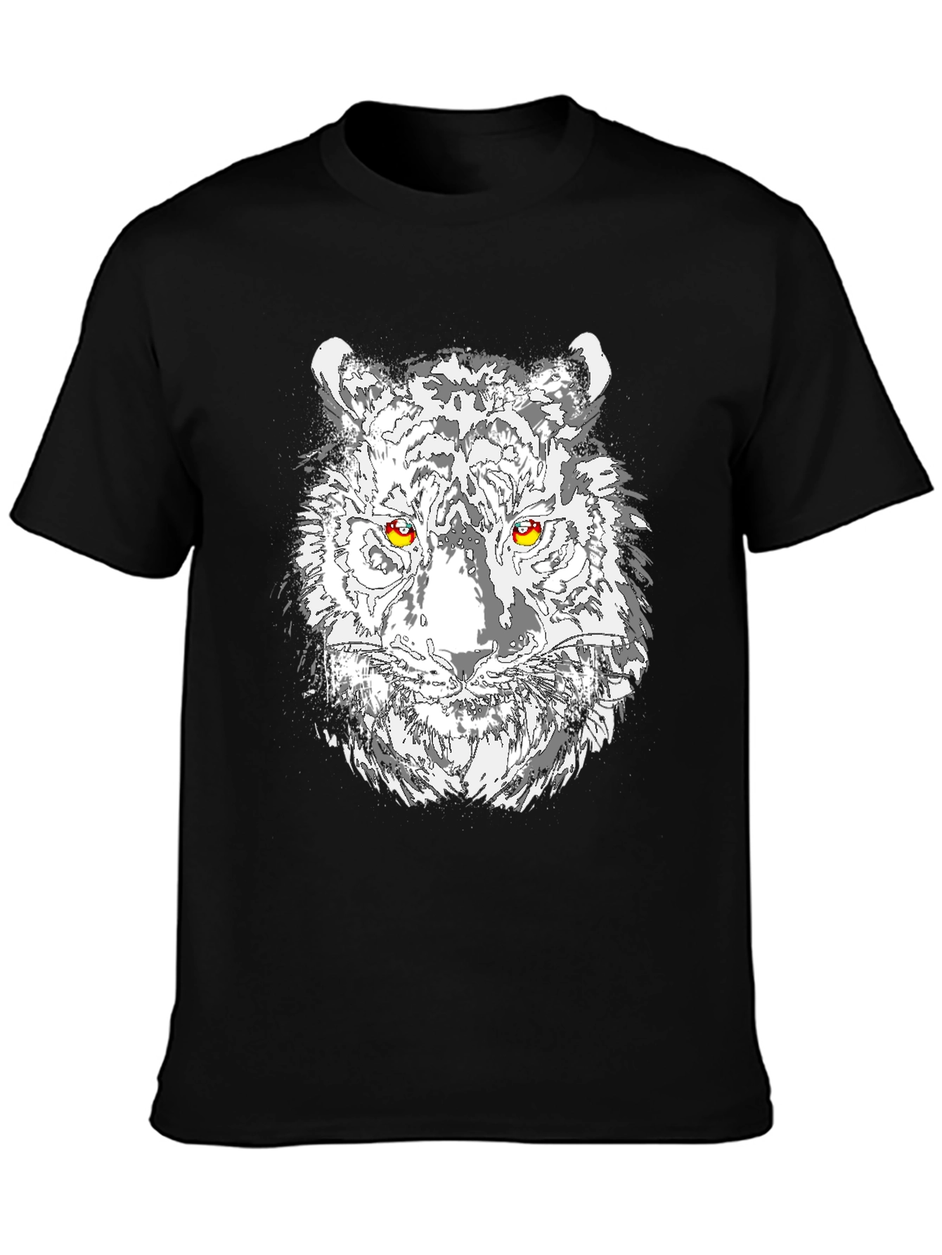 Tiger Graphic T-Shirt - Black