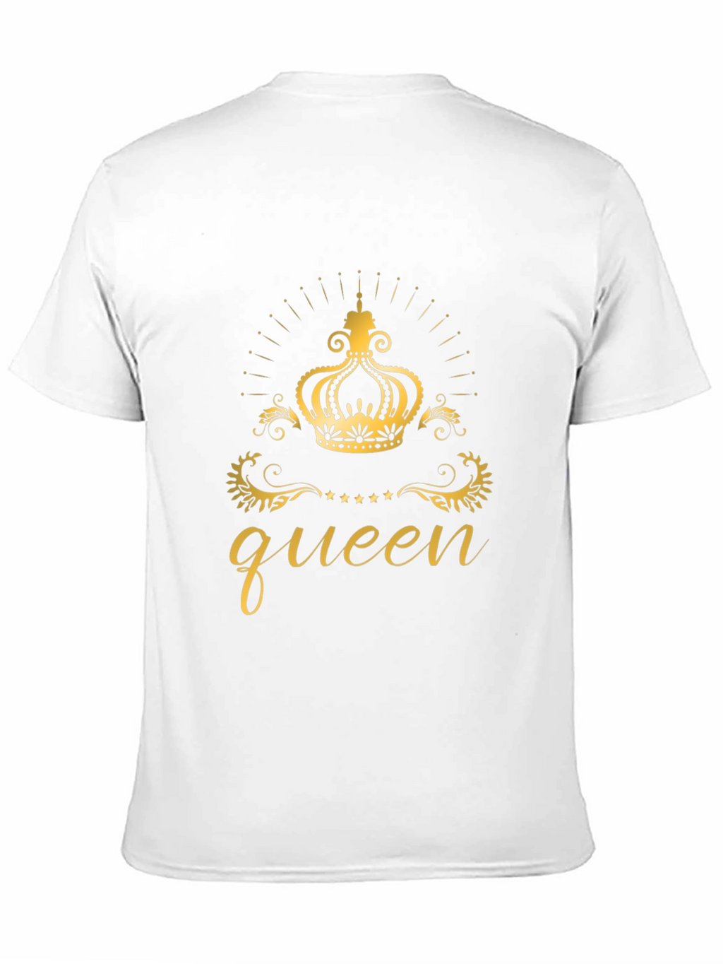 Queen Crown Graphic Black T-Shirt