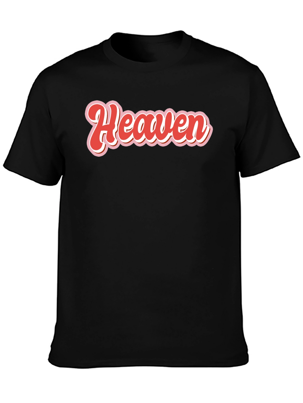 Retro Heaven Graphic T-Shirt - Black