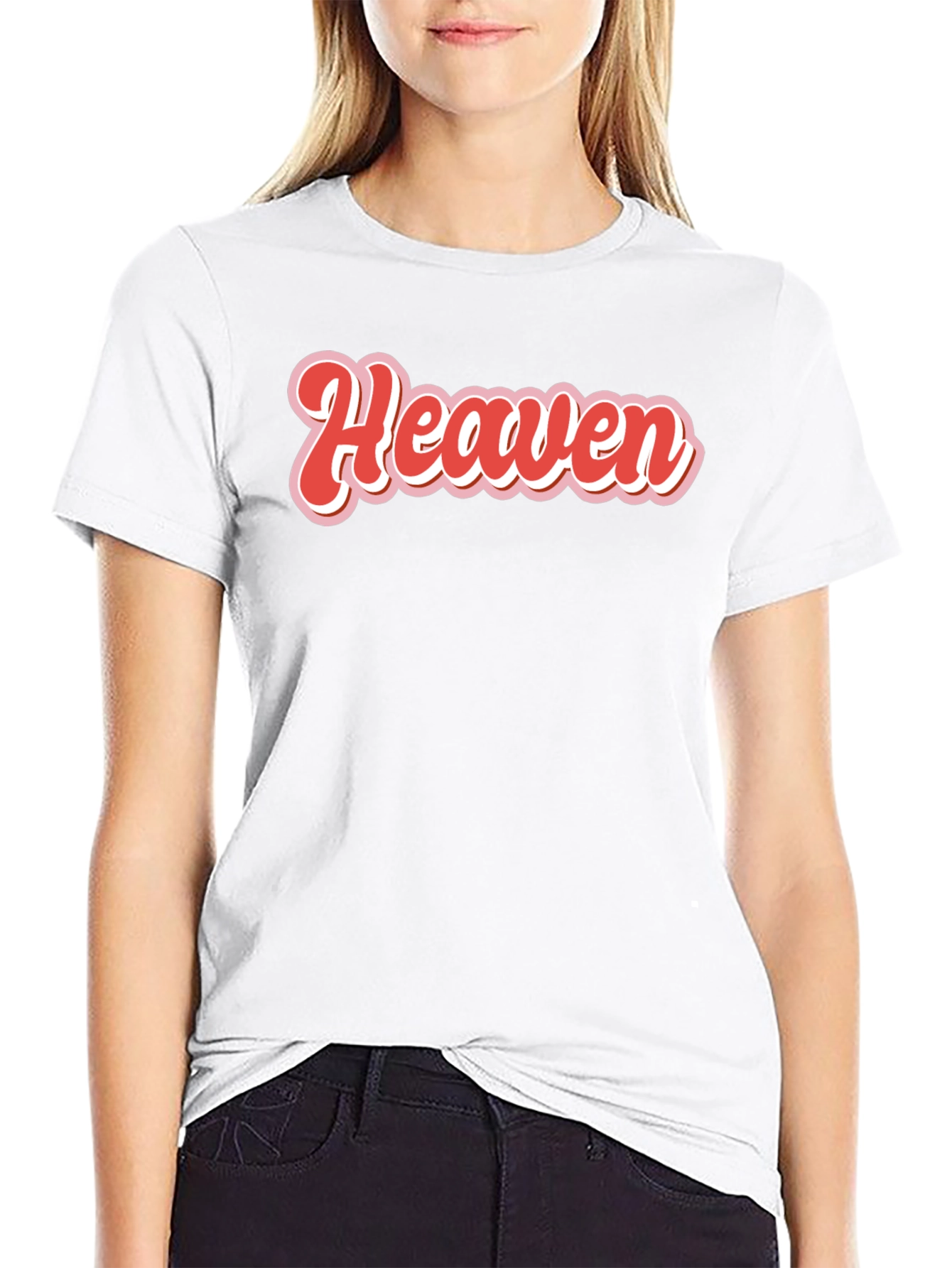 Retro Heaven Graphic T-Shirt - Black