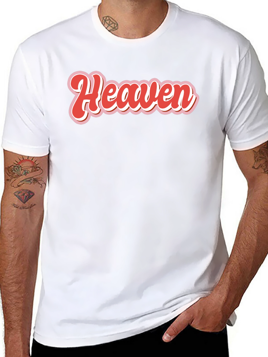 Retro Heaven Graphic T-Shirt - Black