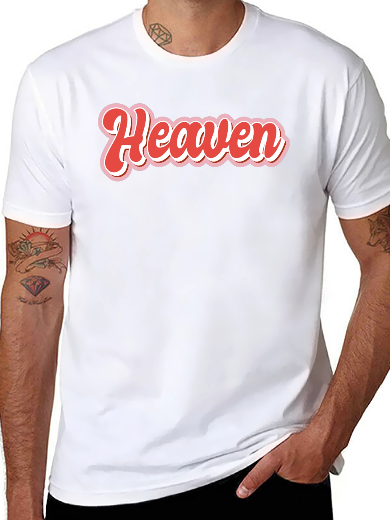Retro Heaven Graphic T-Shirt - Black