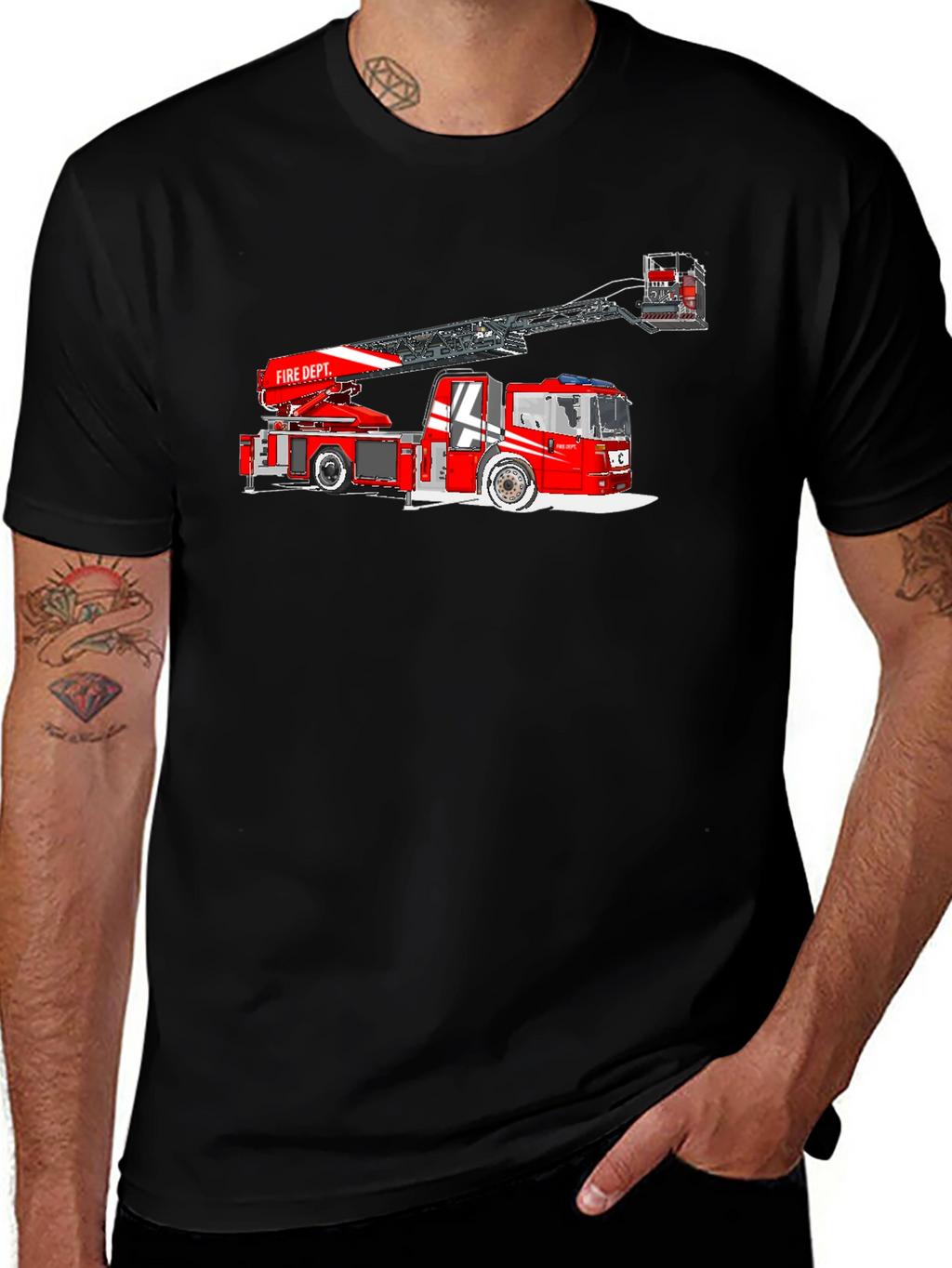 Fire Truck Graphic Tee