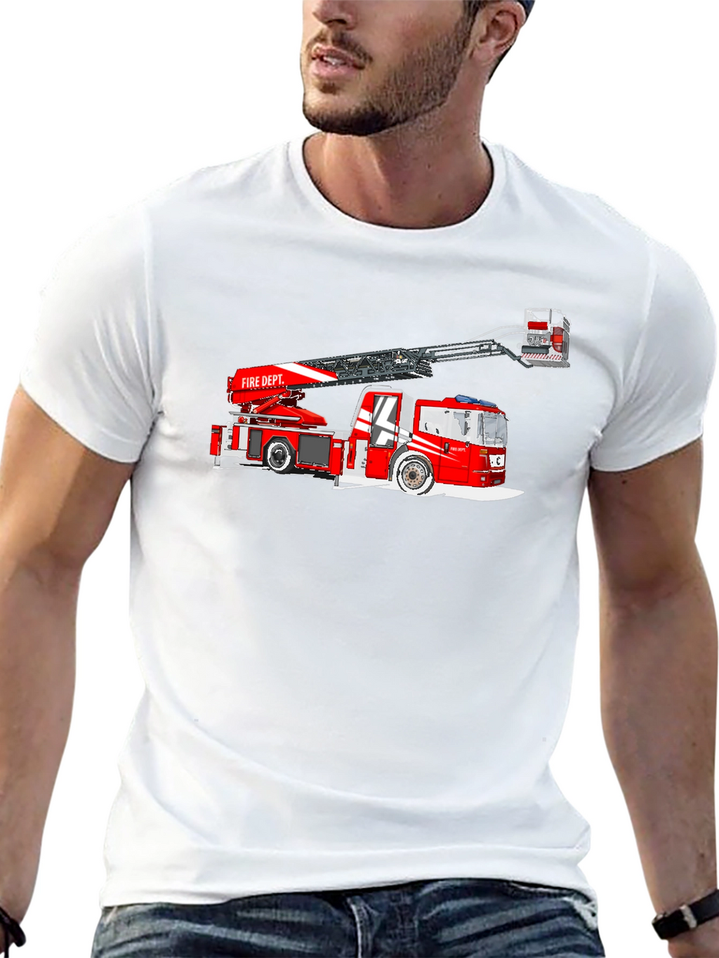 Fire Truck Graphic Tee
