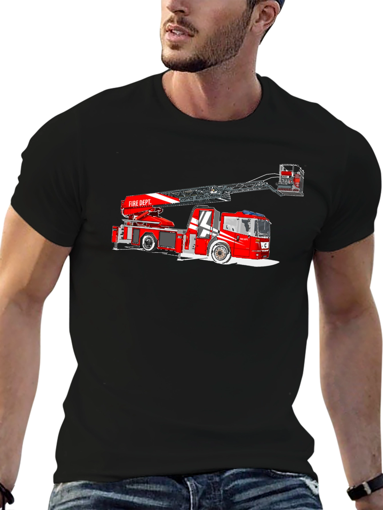 Fire Truck Graphic Tee