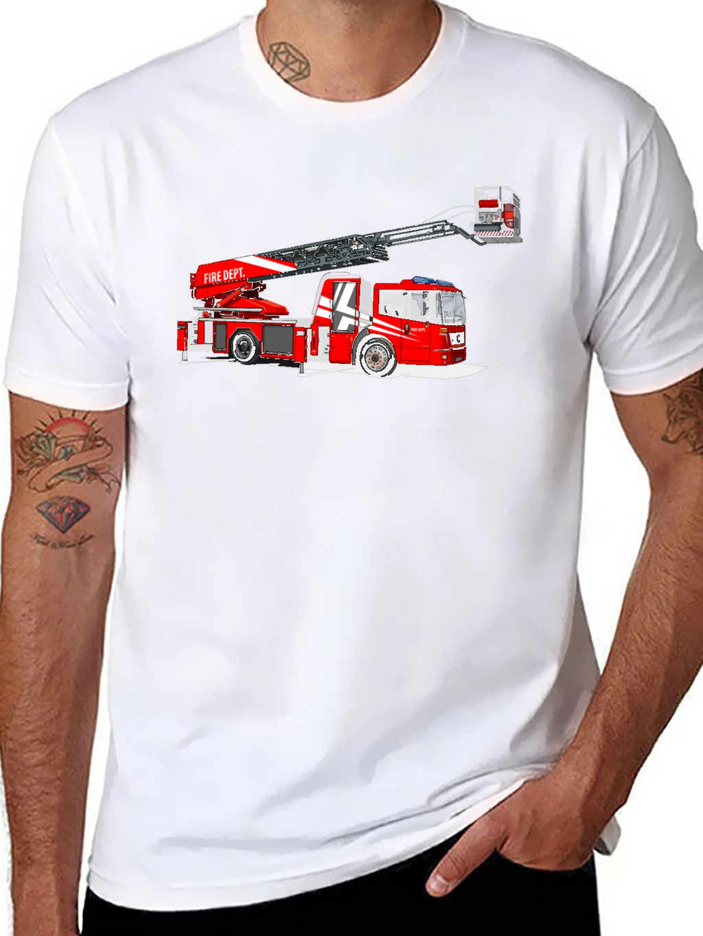 Fire Truck Graphic Tee