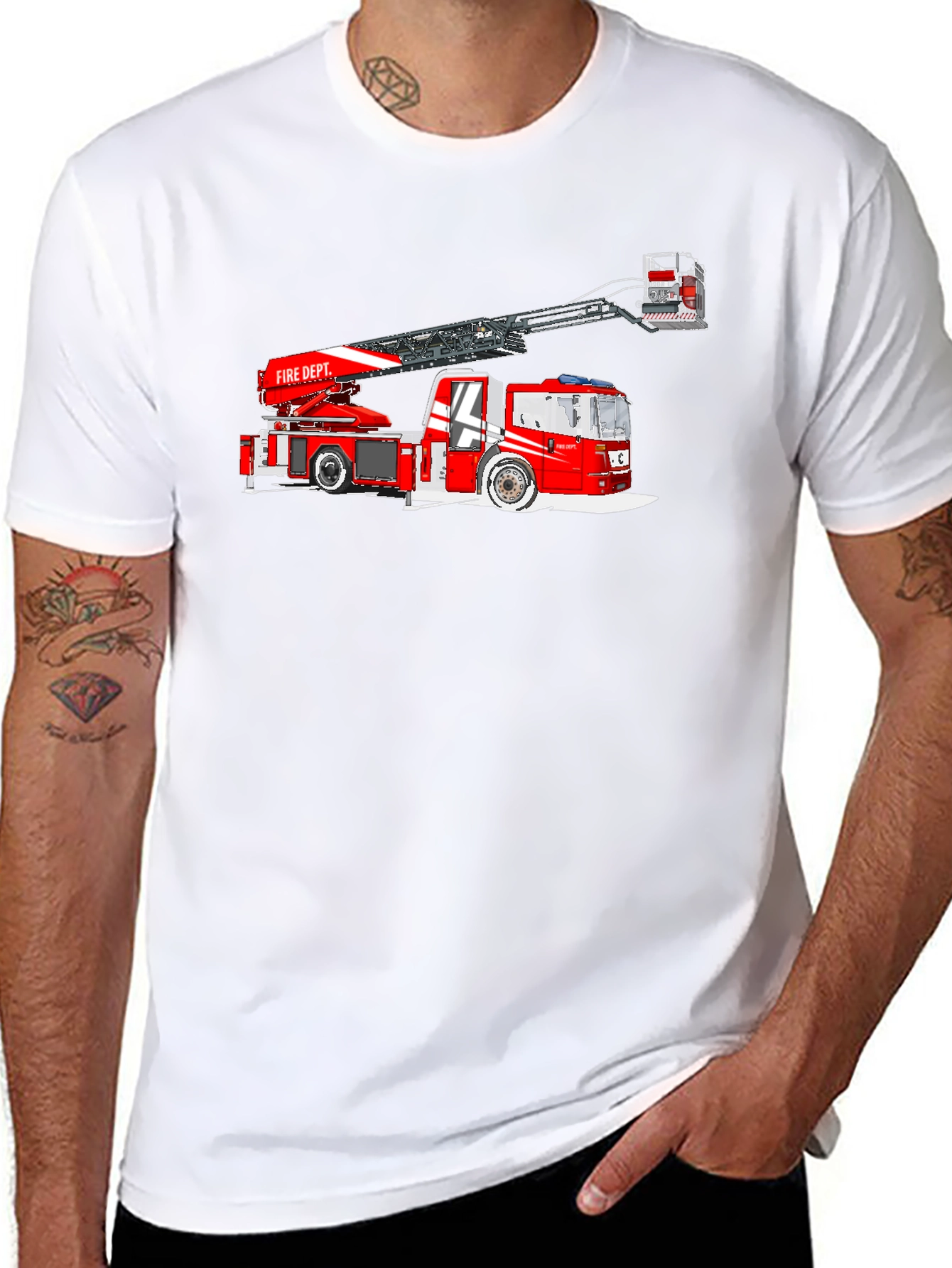 Fire Truck Graphic Tee