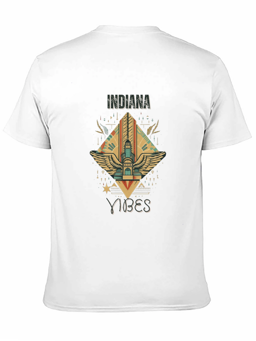 Indiana Vibes Black Graphic Tee