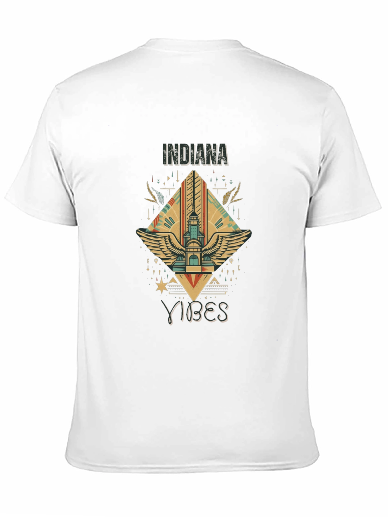 Indiana Vibes Black Graphic Tee